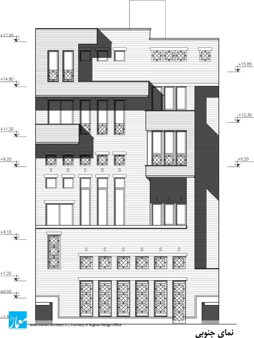آپارتمان خانوادگی اطلسی / دفتر طرح ساخت آوگون