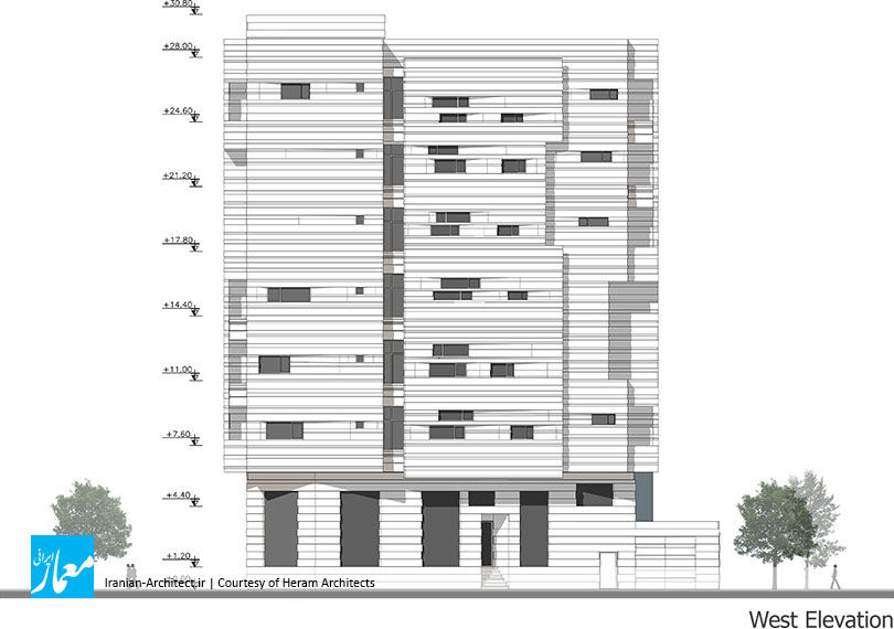 ساختمان مسکونی آوینی / دفتر معماری هرم