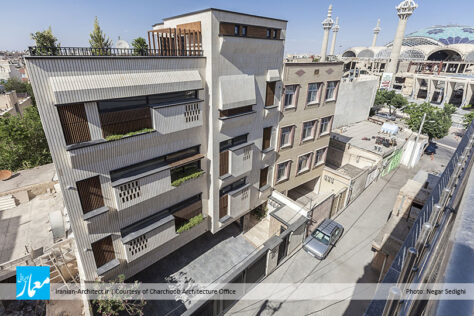 ساختمان مسکونی روزن اصفهان / دفتر معماری چارچوب