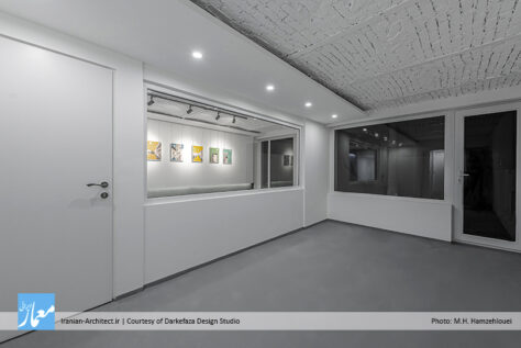 دفتر کار و گالری مکعب آبی / دفتر طراحی درک فضا