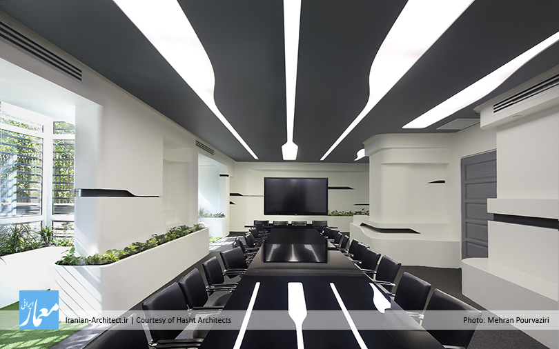 بازسازی سالن کنفرانس شرکت بدرتک الکتریک / دفتر معماری هشت