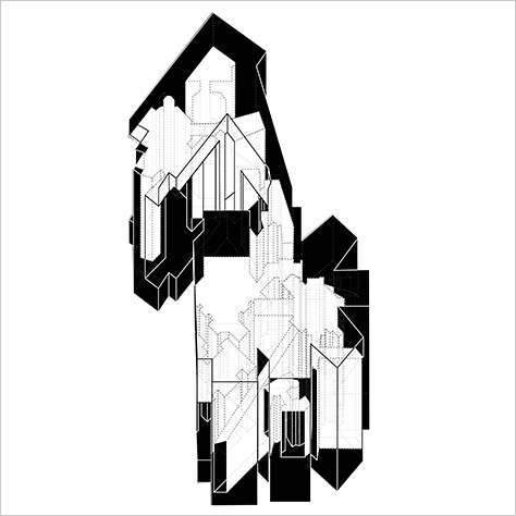 توده، حفره، میان‌جرز، کانون معماران معاصر، ۲۰۲۵ / پریسا الله‌دادی