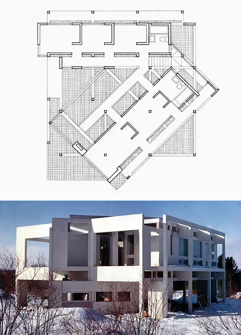 House III, 1971 / Peter Eisenman